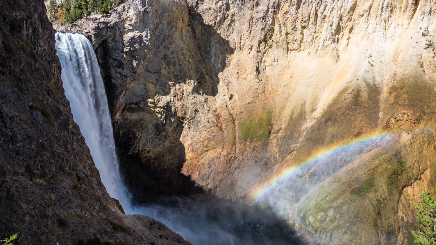 Lower Falls and rainbow