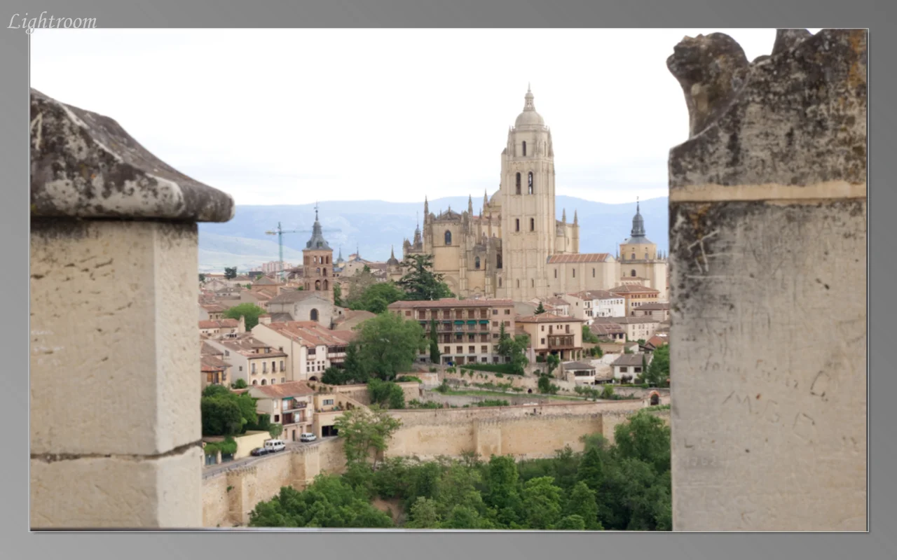 View of Segovia from the Alcazar