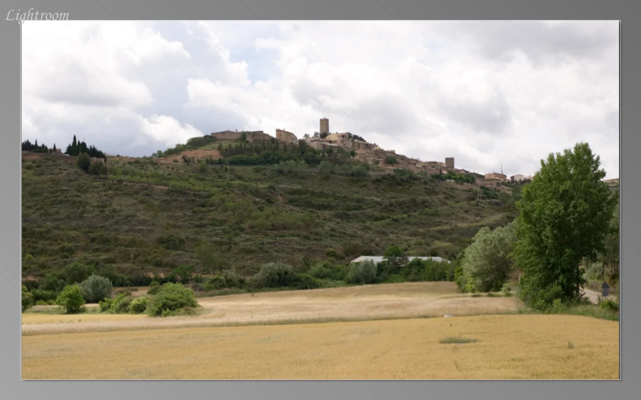 Hill town of Petilla de Aragon, the birthplace of Ramon y Cajal