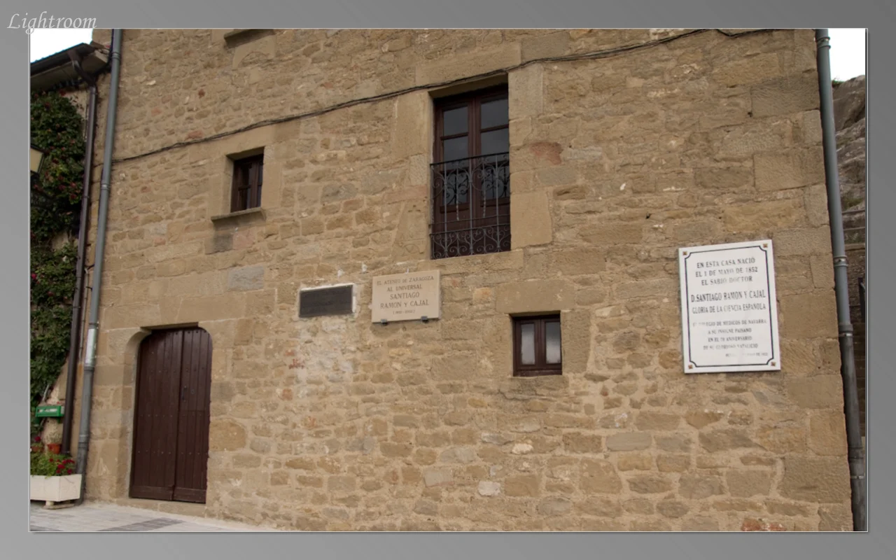House where Cajal was born is now a museum, but only open on weekends