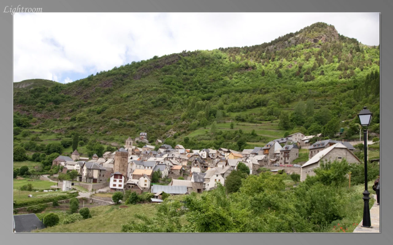 Small mountain village