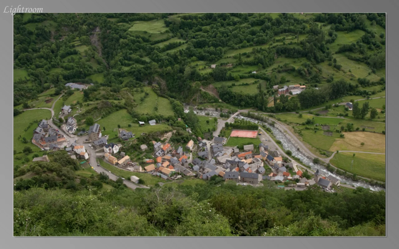 Small mountain village