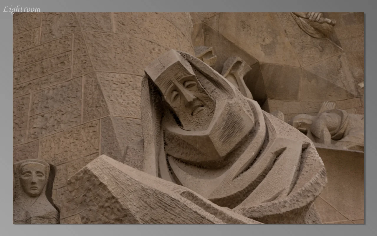 Detail of outer wall of Sagrada Familia