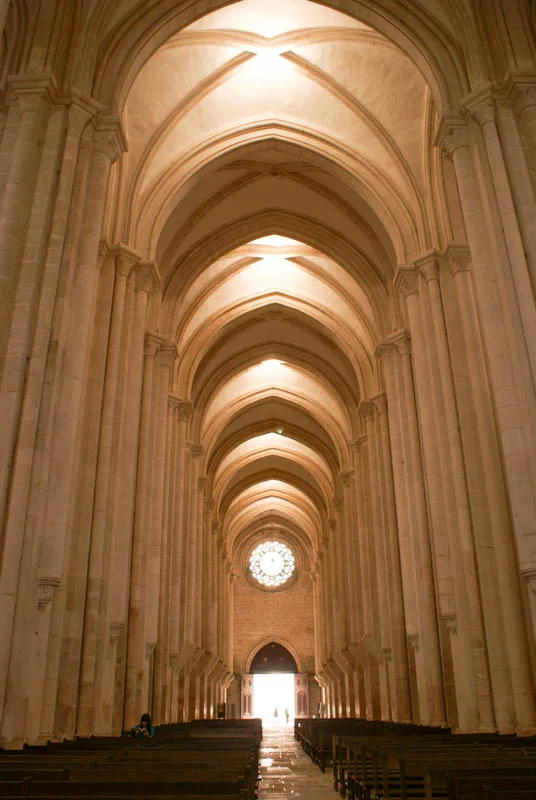Interior of the Monastery of Alcobaca