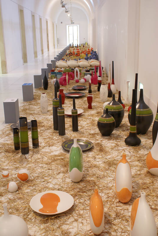 Glassware exhibition in Alcobaca