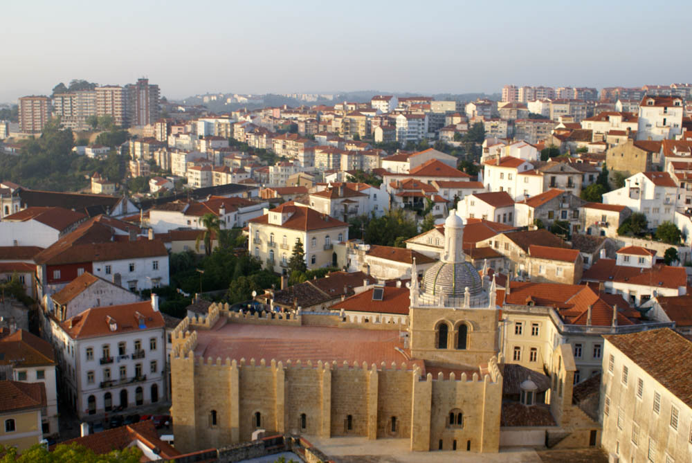View of Coimbra from the university