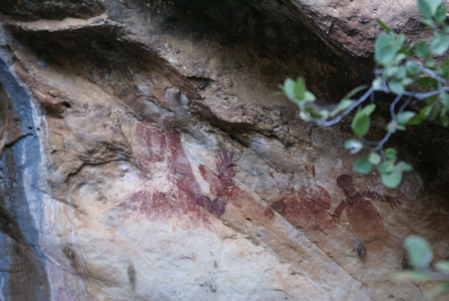 Aboriginal art at Tunnel Creek