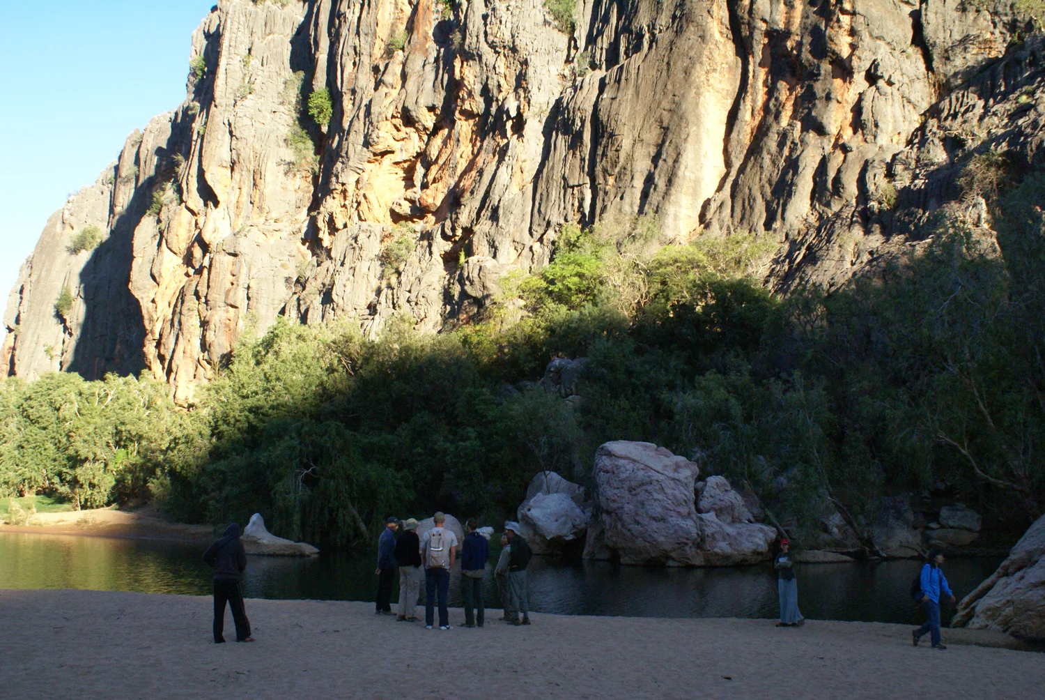 Exploring Windjana Gorge