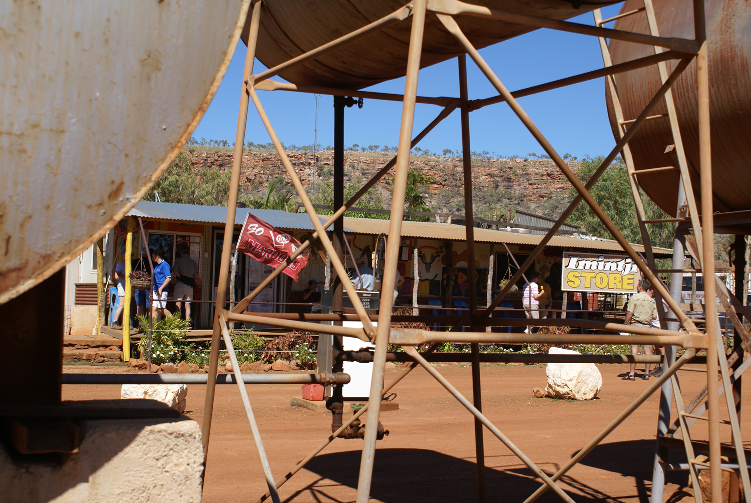 One of the few aboriginal settlements on the road