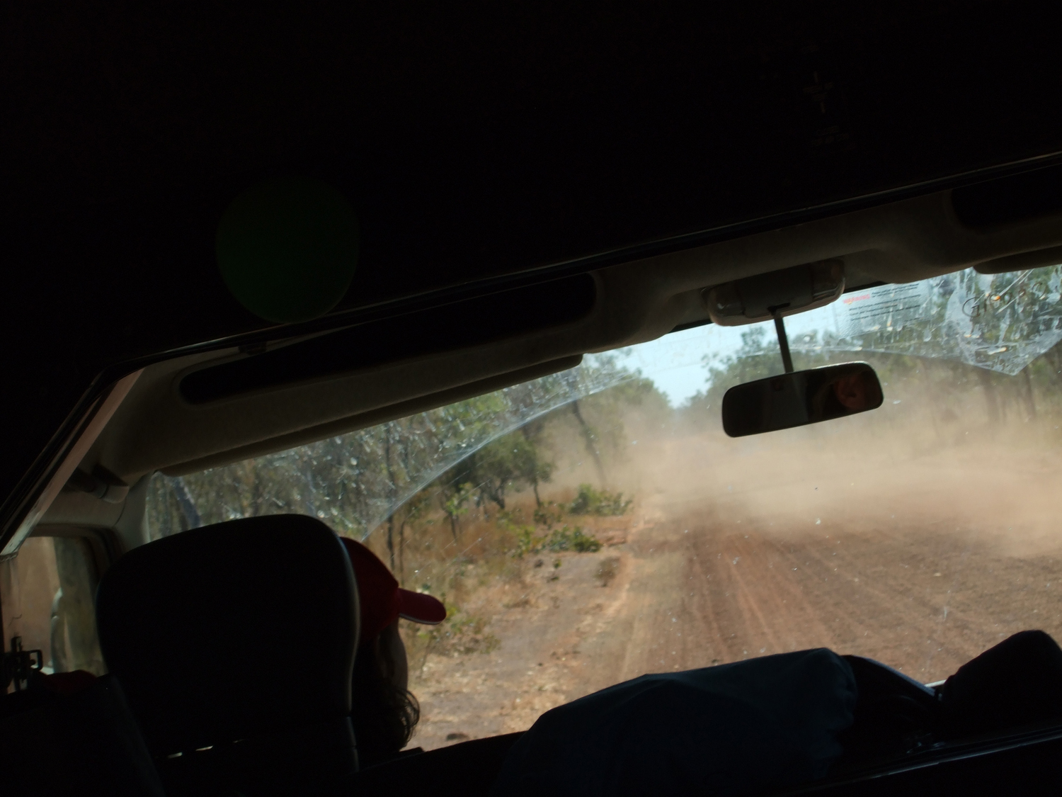 It’s hard to hold the camera steady when bumping along the road