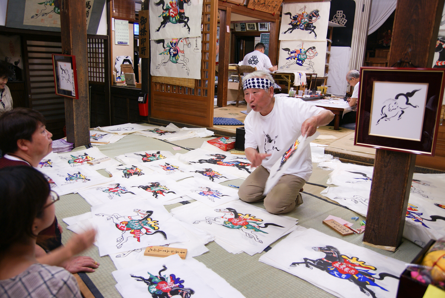 At Takayama street festival