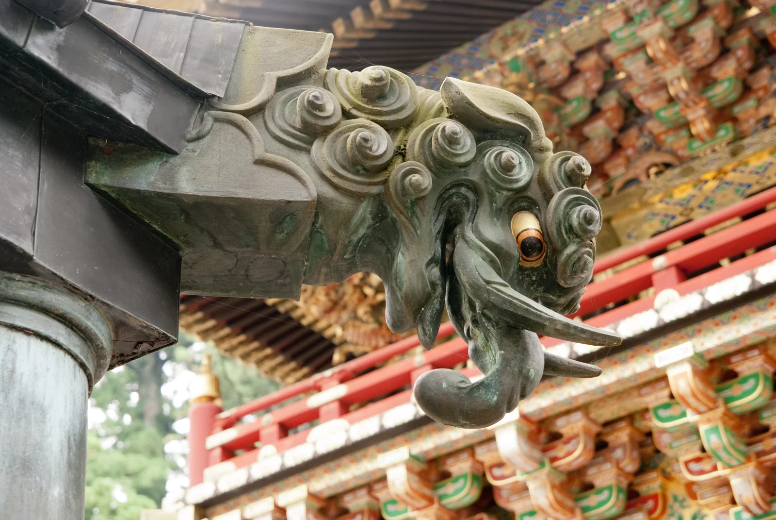Gargoyle at the Toshogu shrine