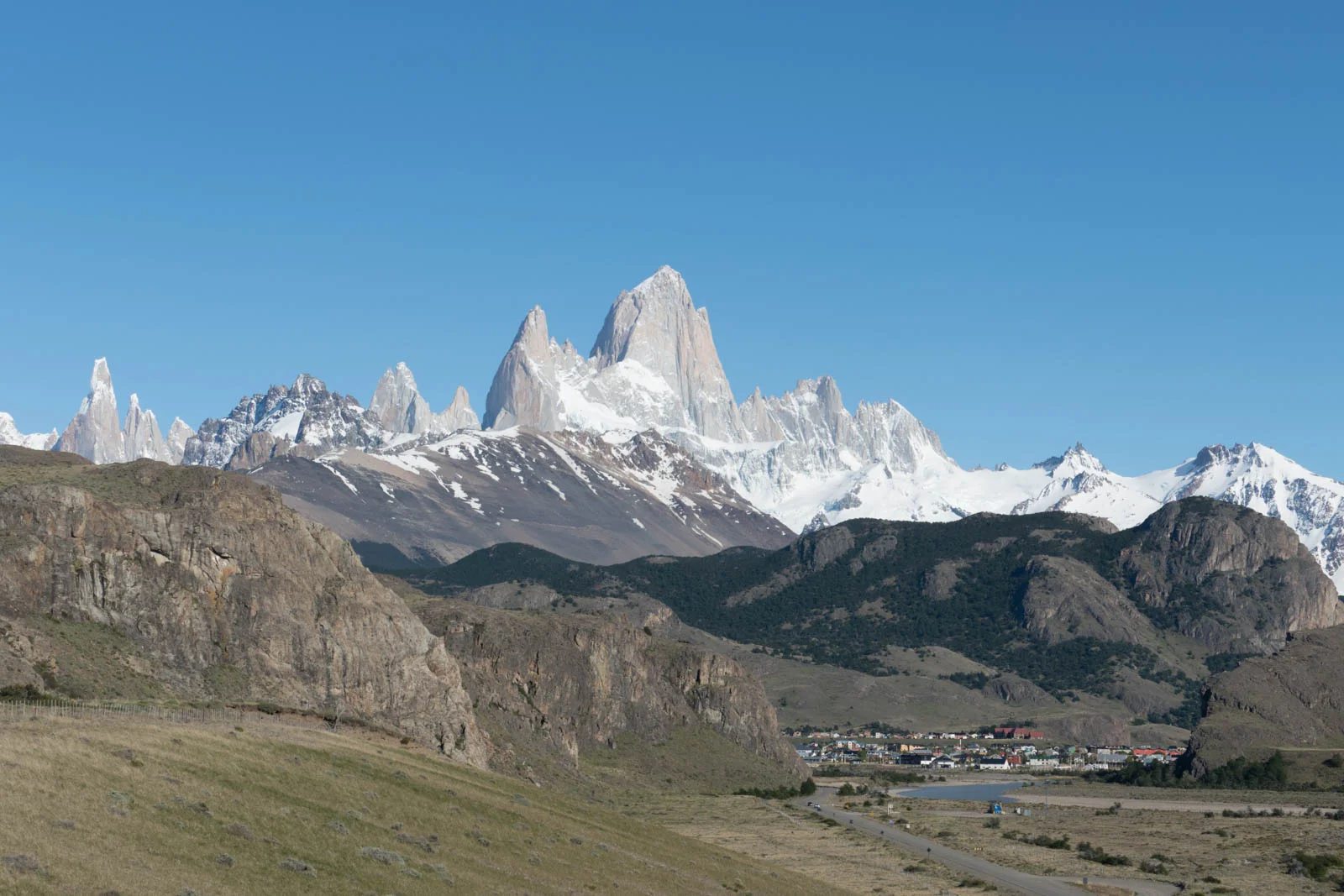 FitzRoy and the town El Chalten