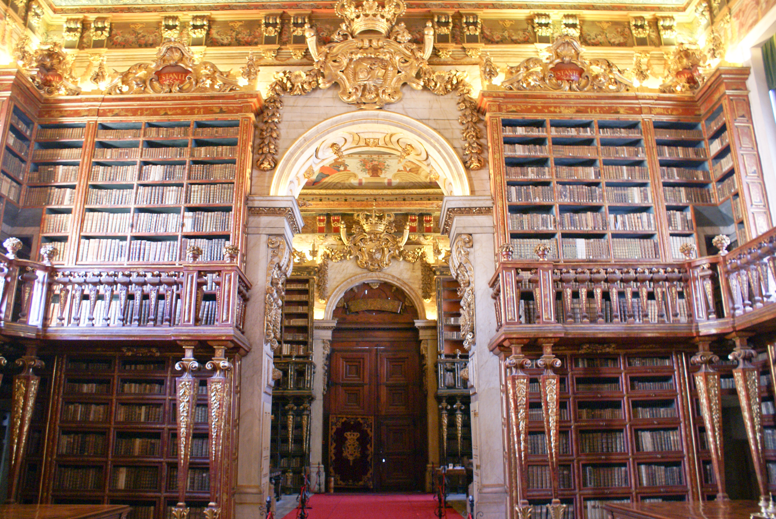 Biblioteca Joanina at the University of Coimbra.