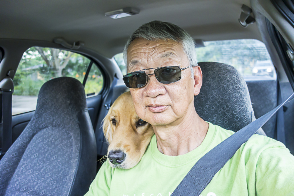 Maple is an avid backseat driver