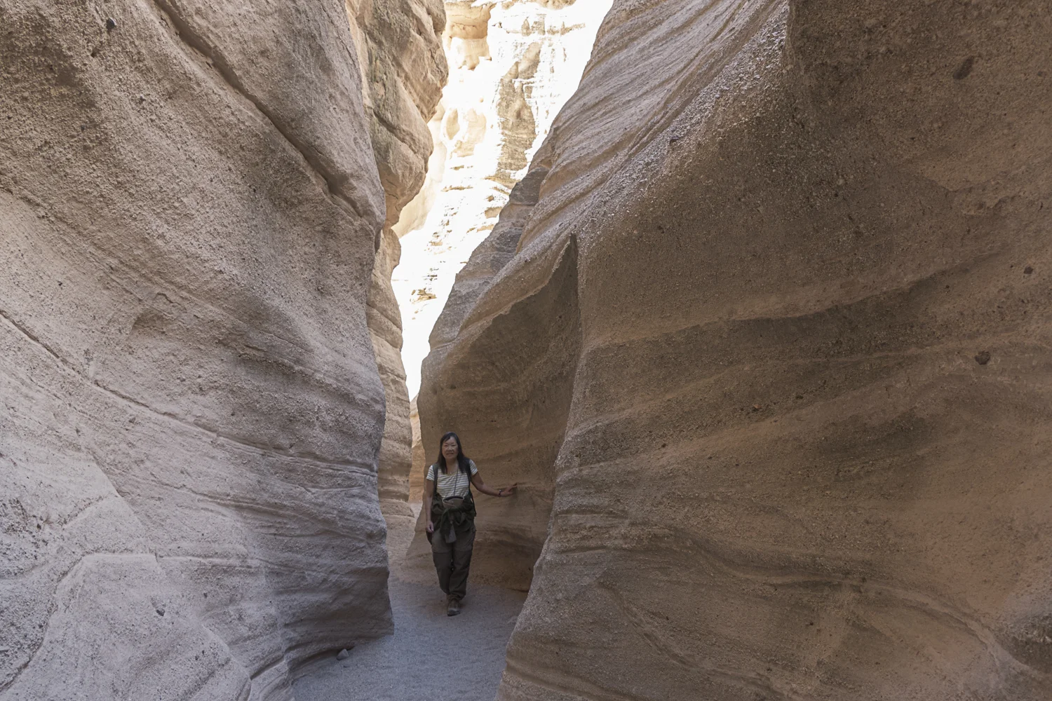 Slot canyon in Kasha-Katuwe Tent Rocks National Monument