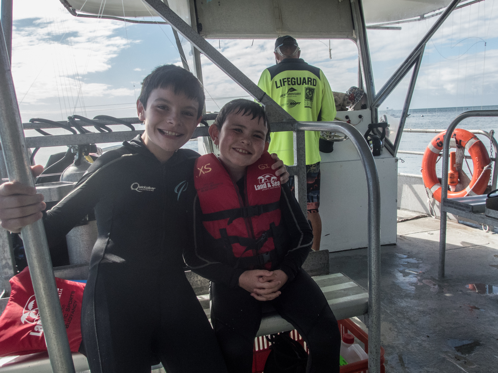 Snorkeling buddies