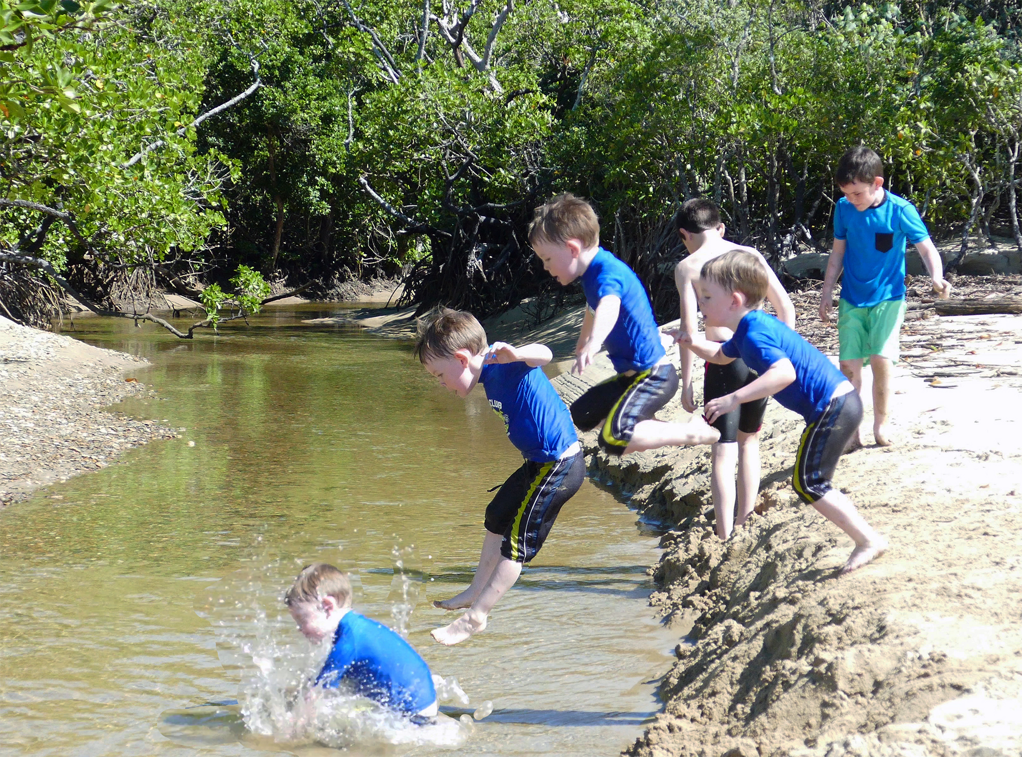 Fun at Cow Bay