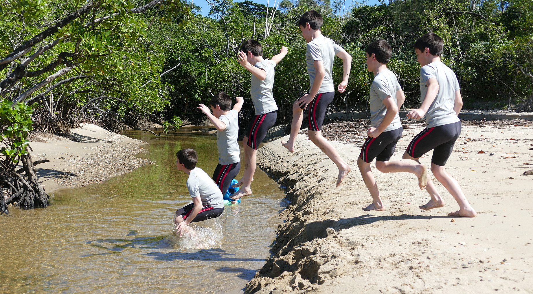 Fun at Cow Bay