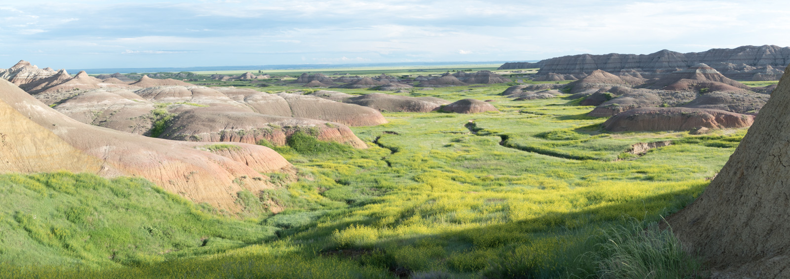 Panorama of Badlands