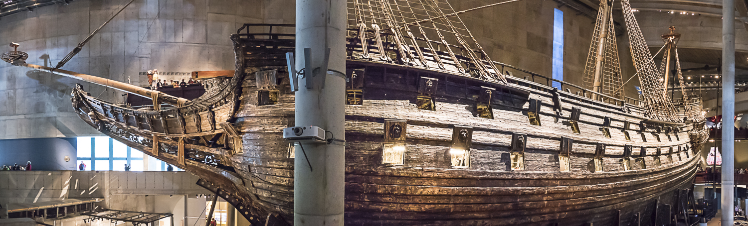 Inside the Vasa Museum