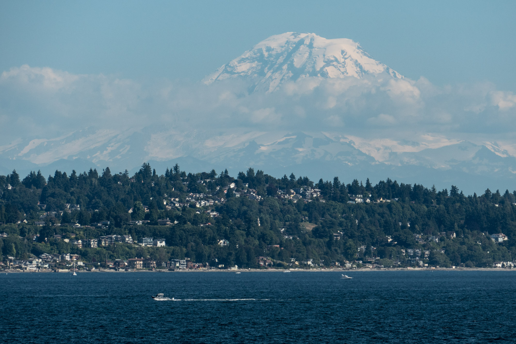 Mt. Ranier from the ferry to Bainbridge Island