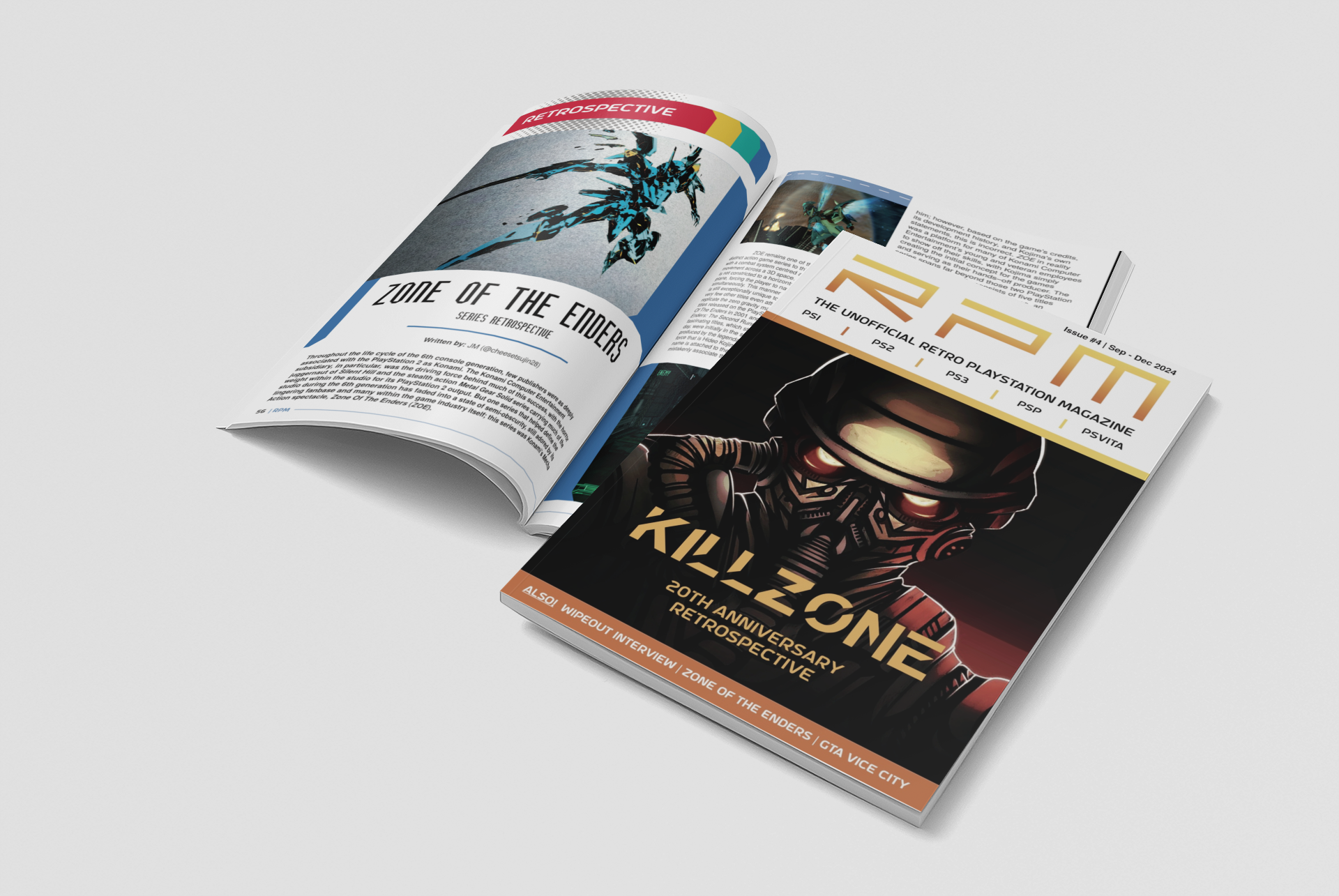 RPM - Retro PlayStation Magazine Issue 4 - DIGITAL PDF Perfect for PS1, PS2, PS3, PS4, PS5, Psp and PSVita fans!