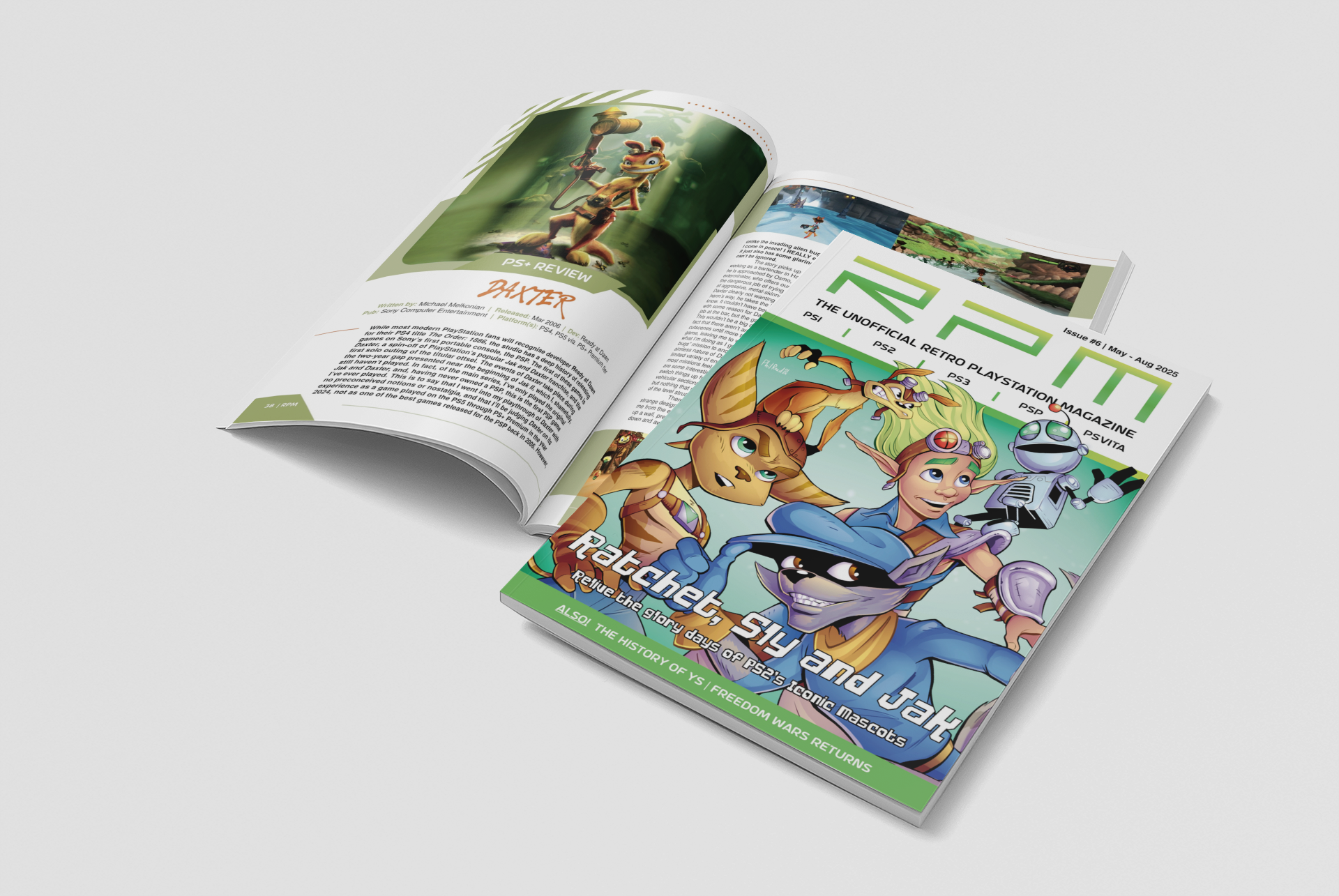 RPM - Retro PlayStation Magazine Issue 6 - Physical copy