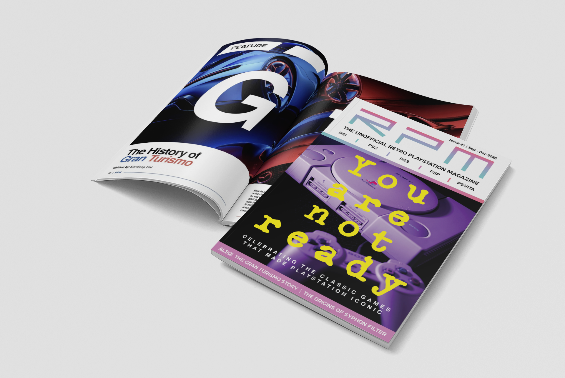 RPM - Retro PlayStation Magazine Issue 1 - DIGITAL PDF Perfect for PS1, PS2, PS3, PS4, PS5, Psp and PSVita fans!