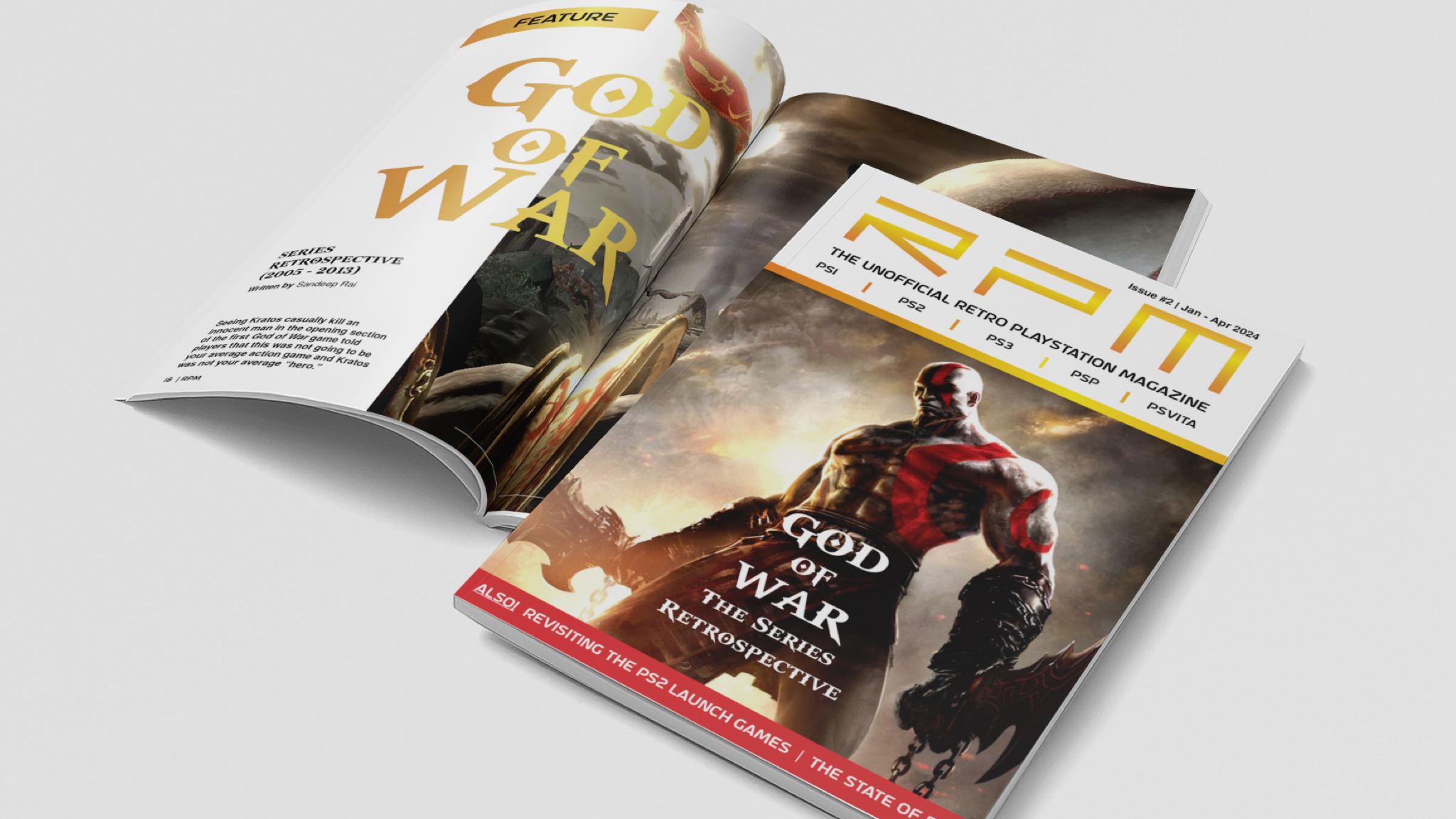 RPM - Retro PlayStation Magazine Issue 2 - DIGITAL PDF Perfect for PS1, PS2, PS3, PS4, PS5, Psp and PSVita fans!