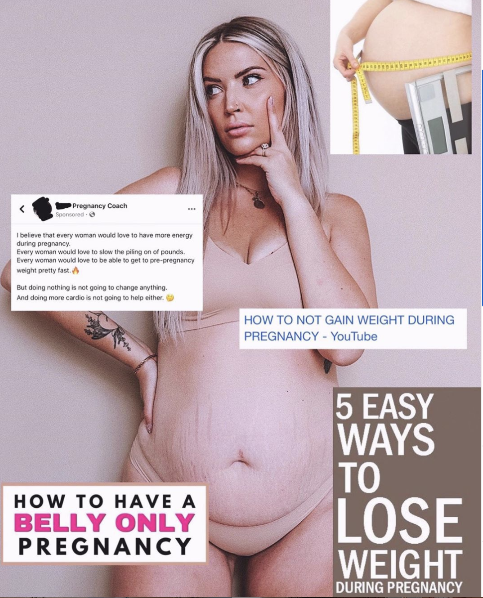 I'm Being Targeted By Pregnancy Weight Loss Ads 