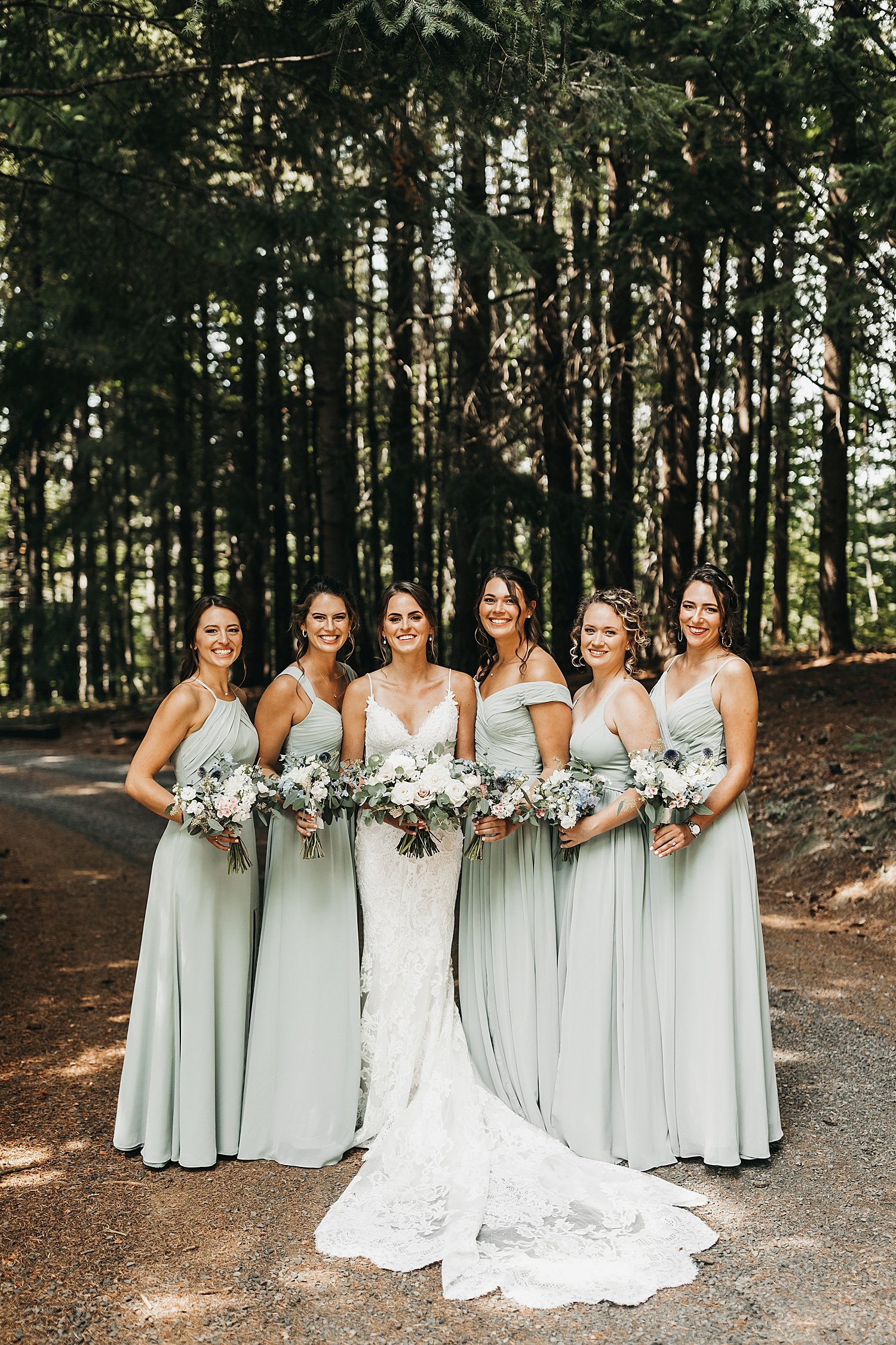 Simple bridesmaids dresses