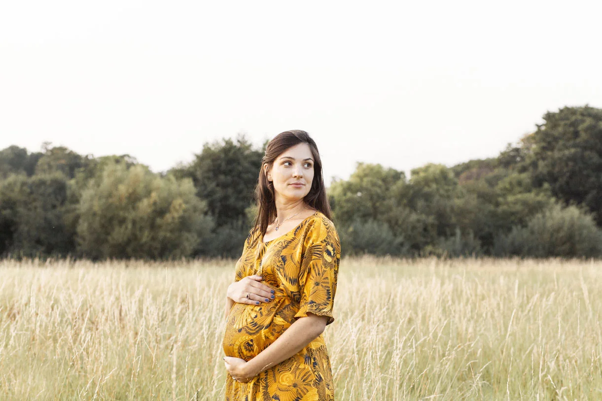 Zwangerschapsshoot in het bos | Lara