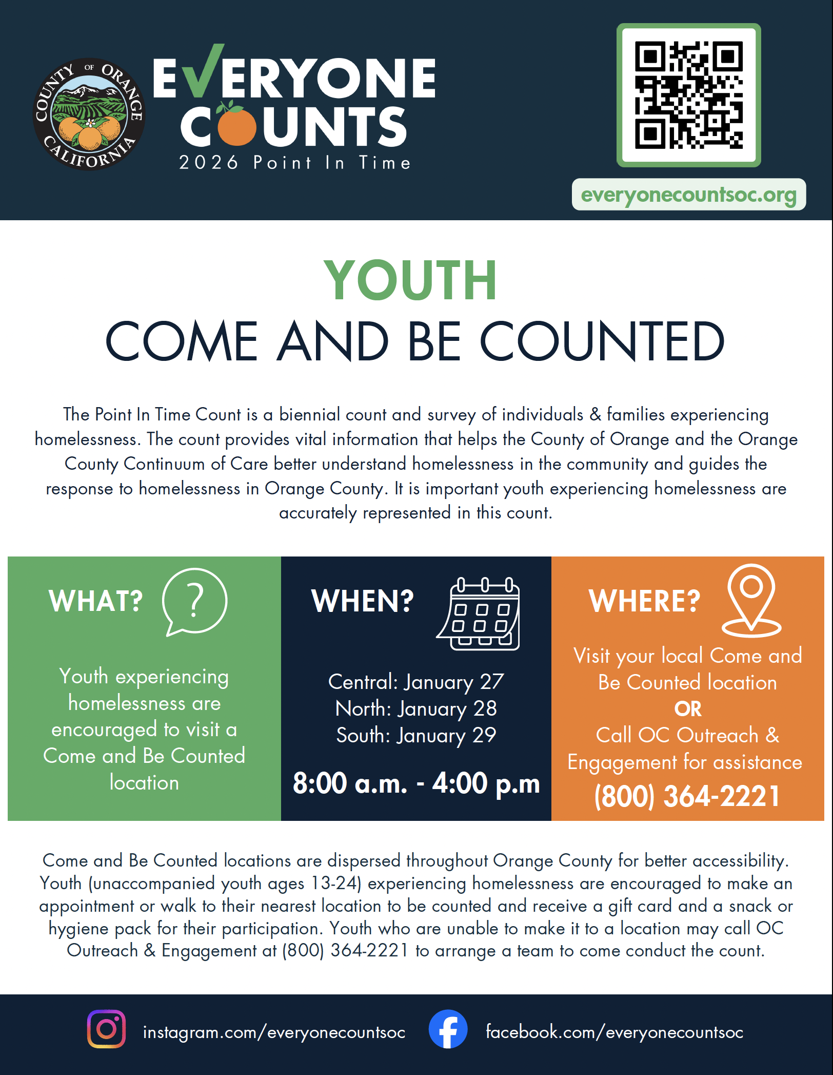 Youth Come and Be Counted