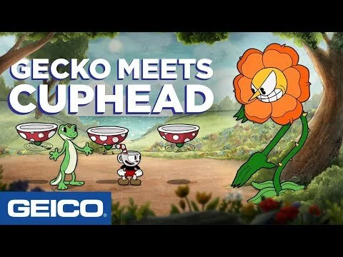 The Gecko Meets Cuphead - GEICO Insurance