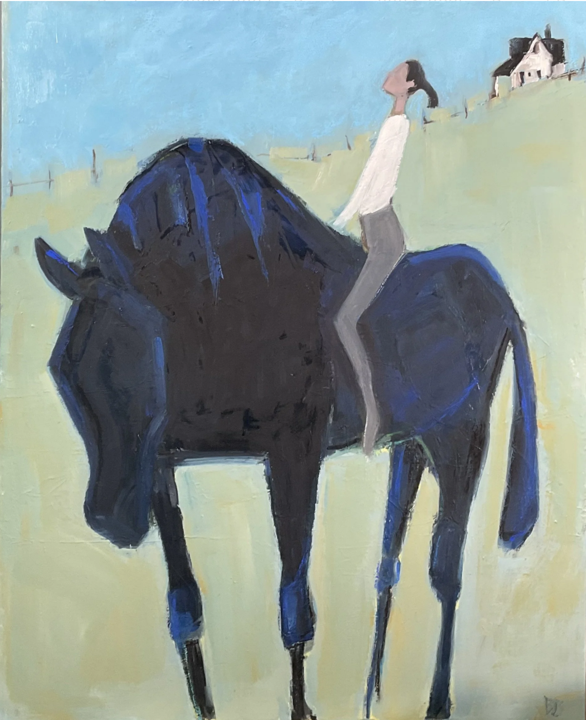 DIFFERENT DIRECTIONS 18 X 30 OIL ON CANVAS (SOLD)