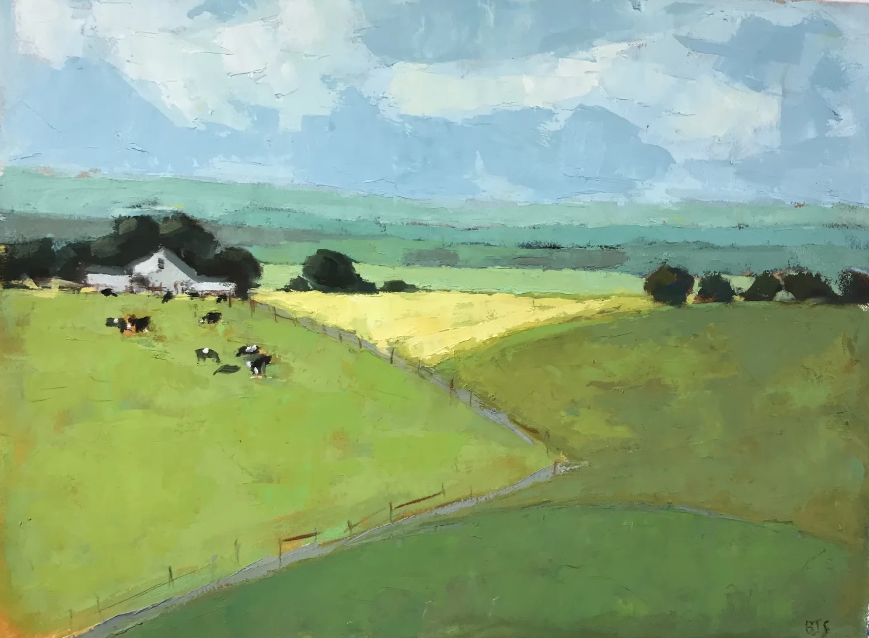 OUT TO PASTURE 14 X 17