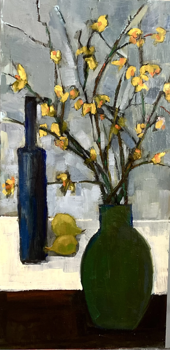 BLUE BOTTLE 28 X 36 (SOLD)