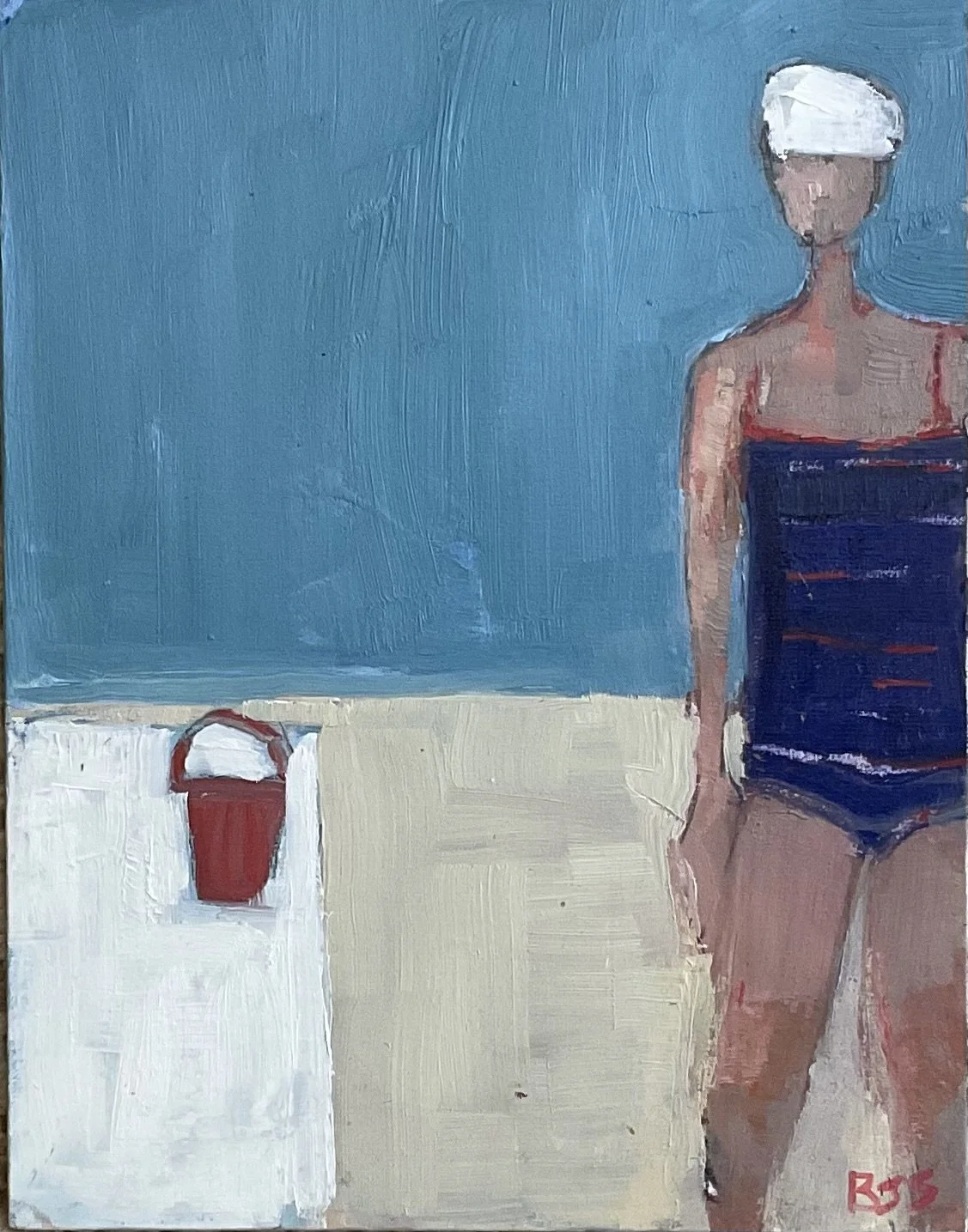 THE RED PAIL OIL ON PANEL 7 X 9 SOLD