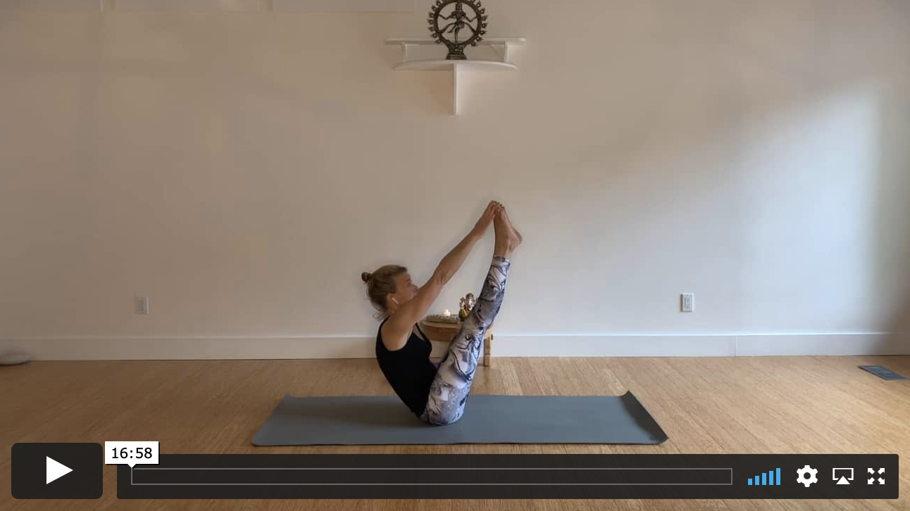 TO THE LIFEBOATS. NAVASANA WITH FRANCES