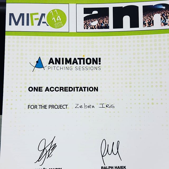 ❤️❤️❤️❤️❤️ Zebra Íris premiada com um registro no MIFA - annecy!!!
Muchísimas gracias @animationvs!!