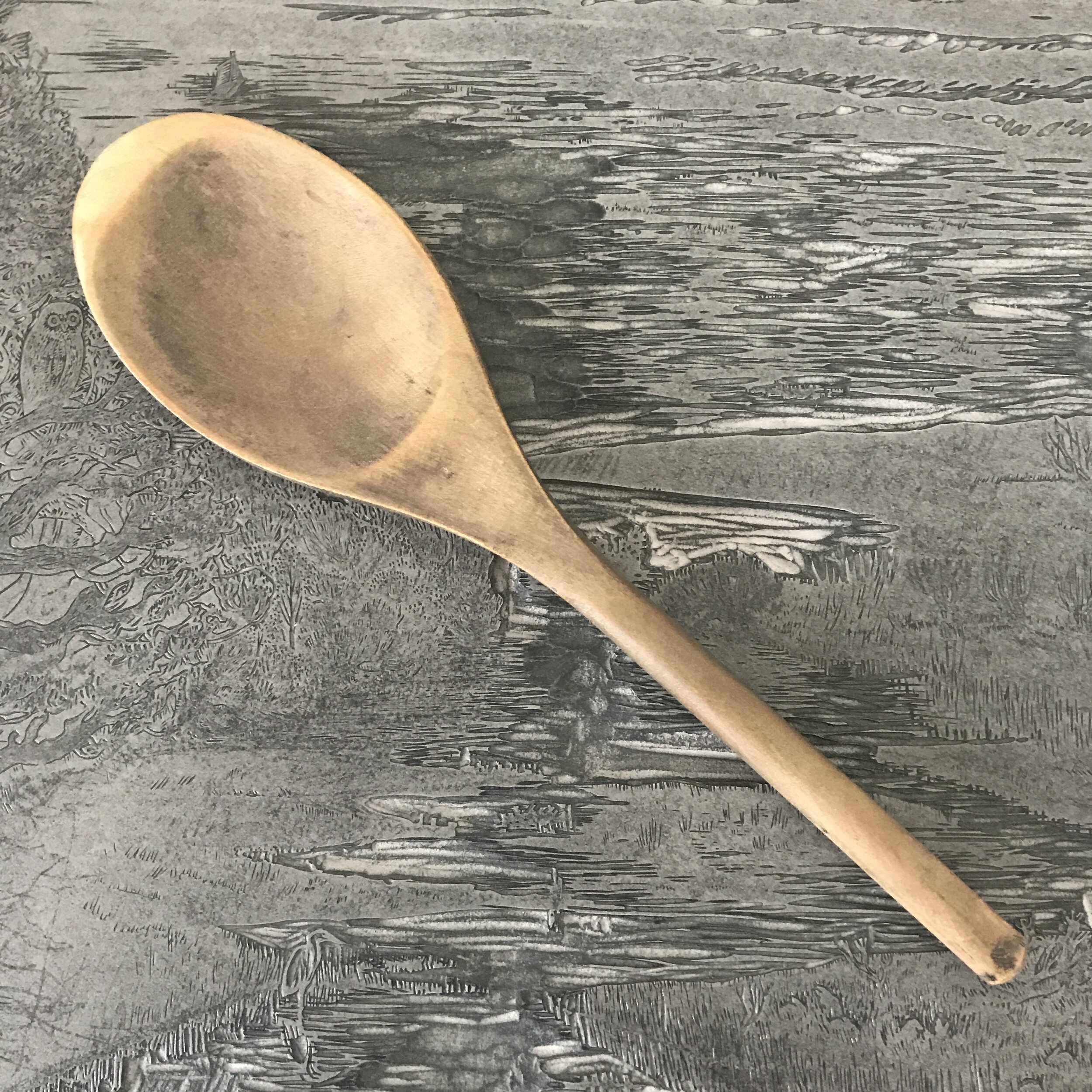My trusty wooden spoon