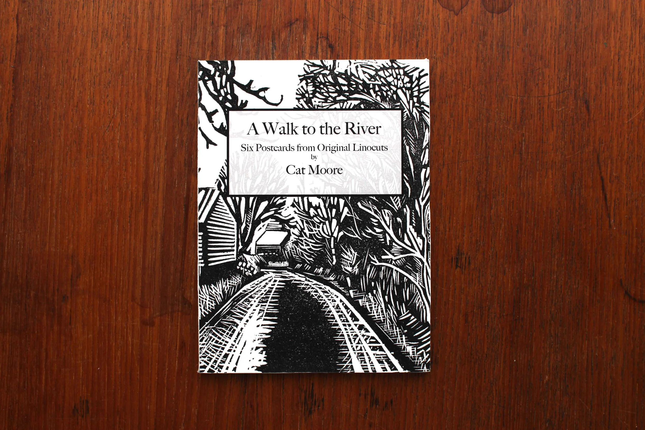 A Walk to the River postcard book