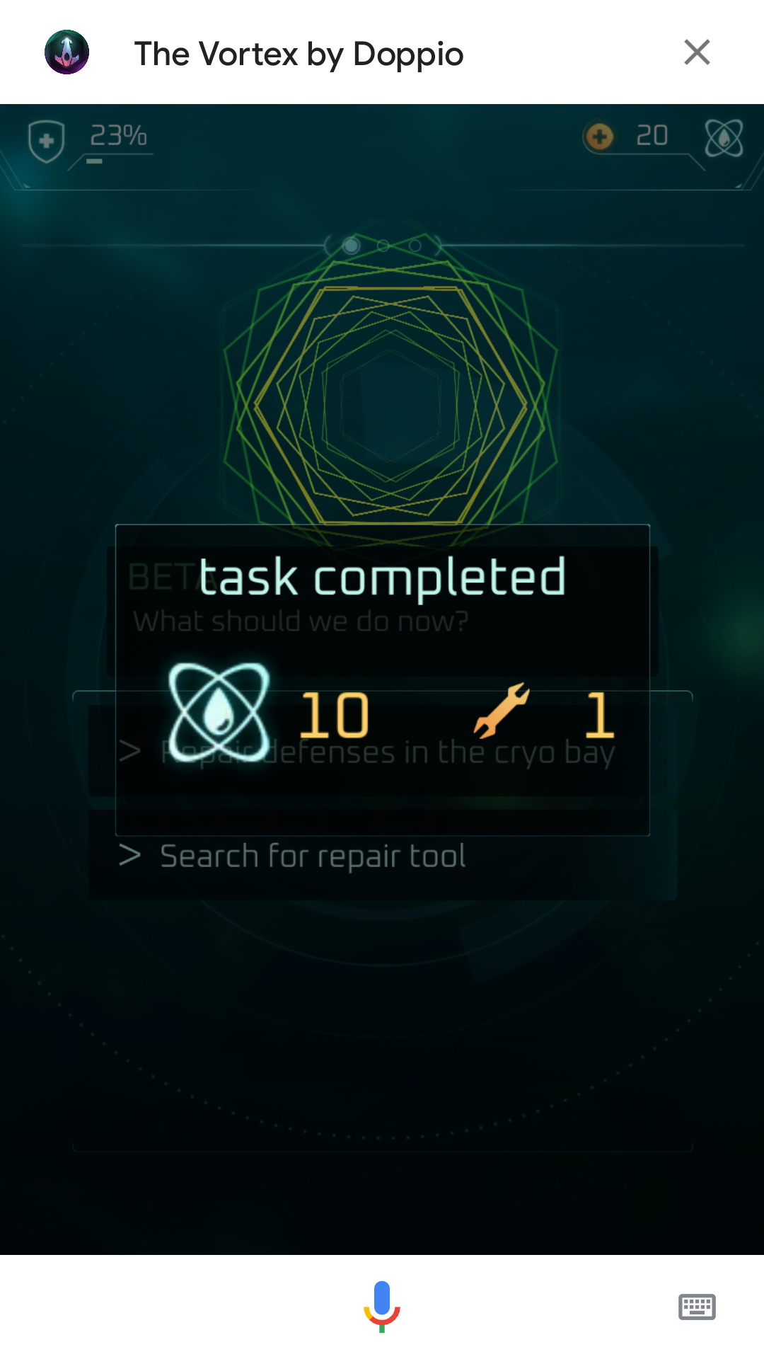 Task Completed
