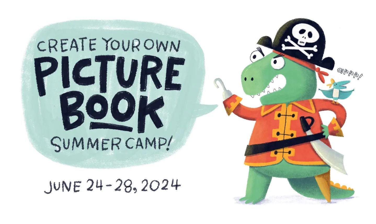 Still on the hunt for a super fun summer camp for your aspiring author-illustrator? Join me at @createartindy for Create Your Own Picture Book Summer Camp June 24-28! In this camp, kids ages 9-13 will learn how to write a compelling story, and how to