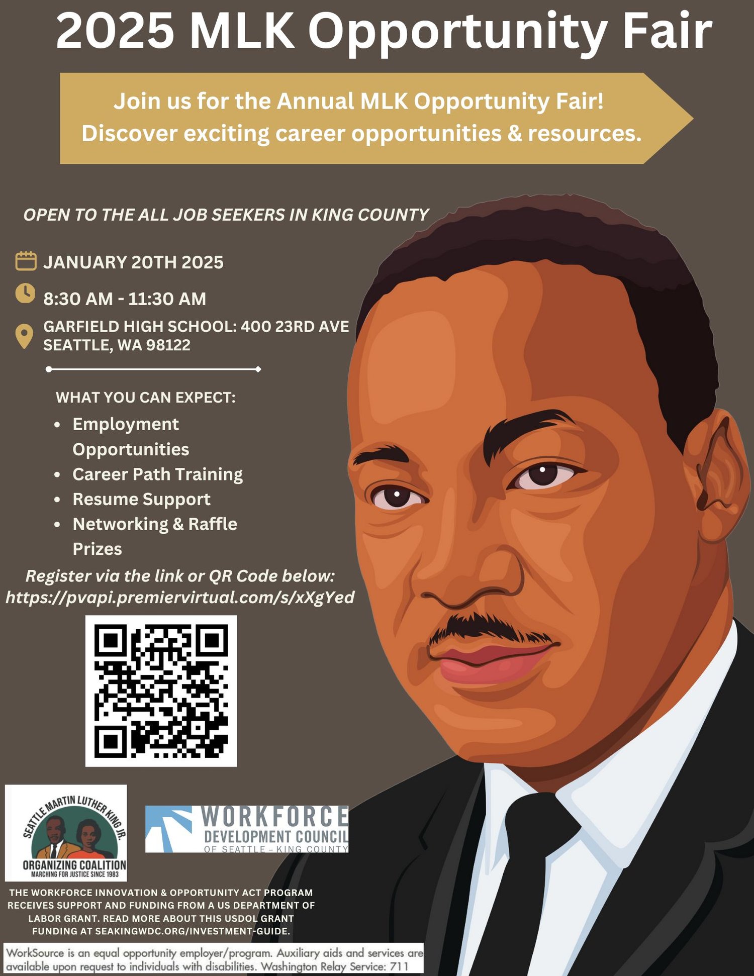 Martin Luther King Jr. Day Opportunity Fair