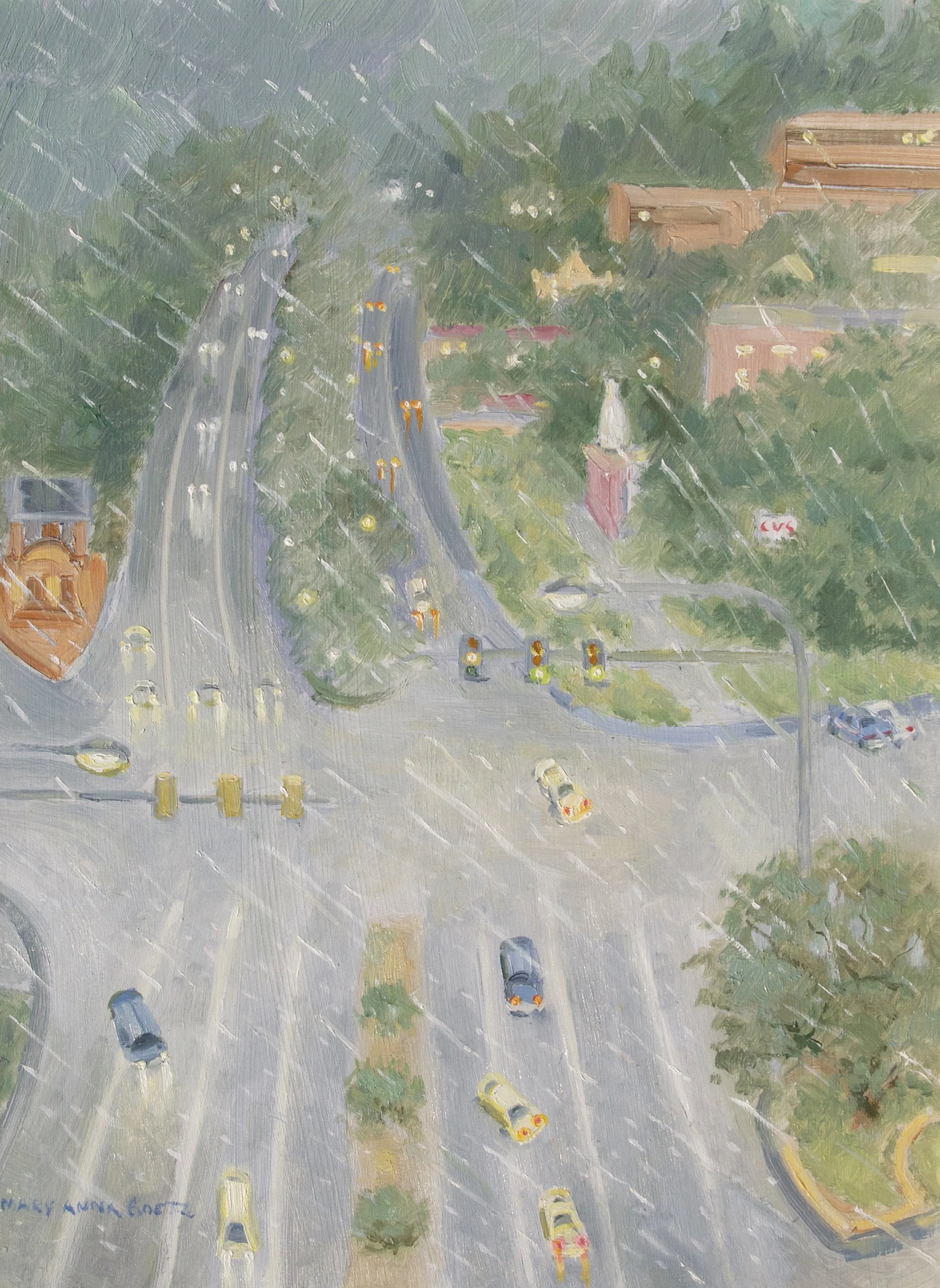 Rainy Day on Classen
