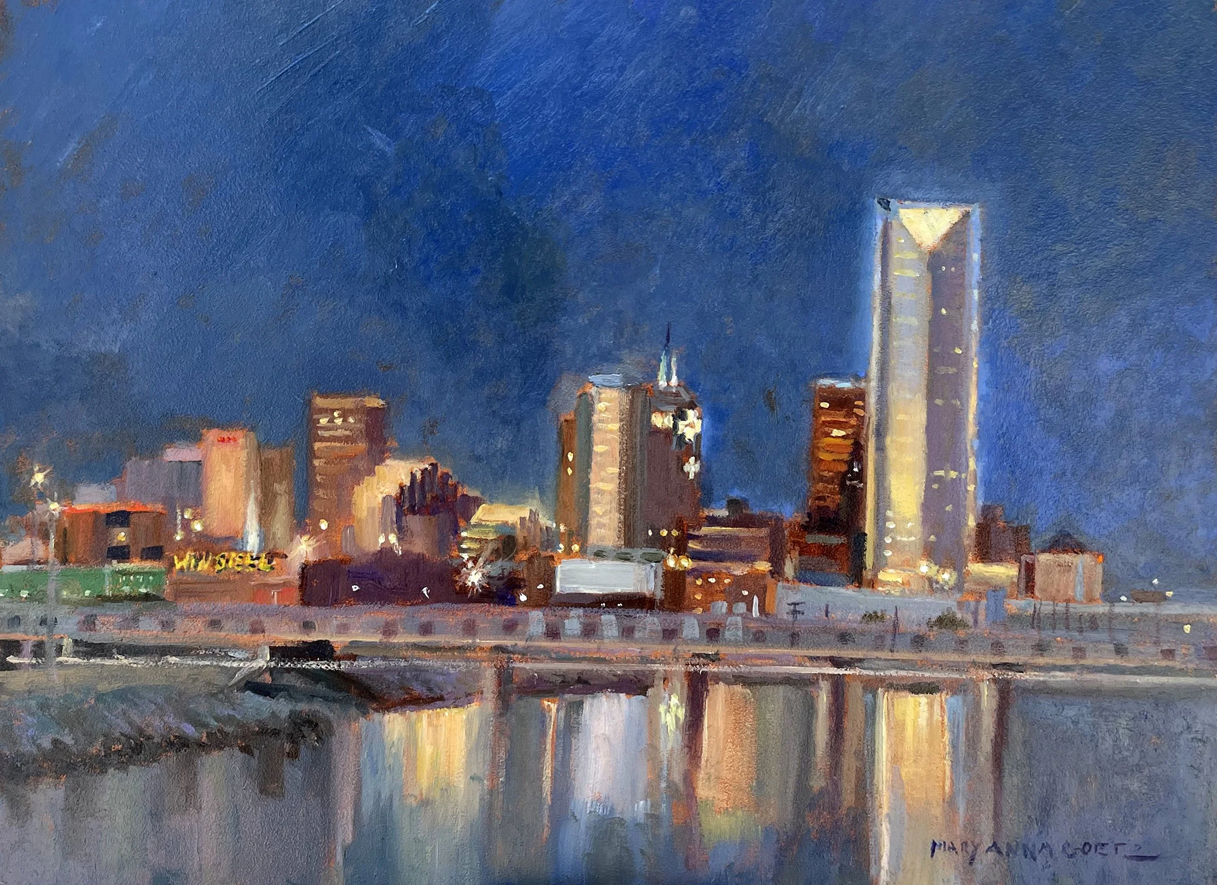 Downtown OKC, Early Evening
