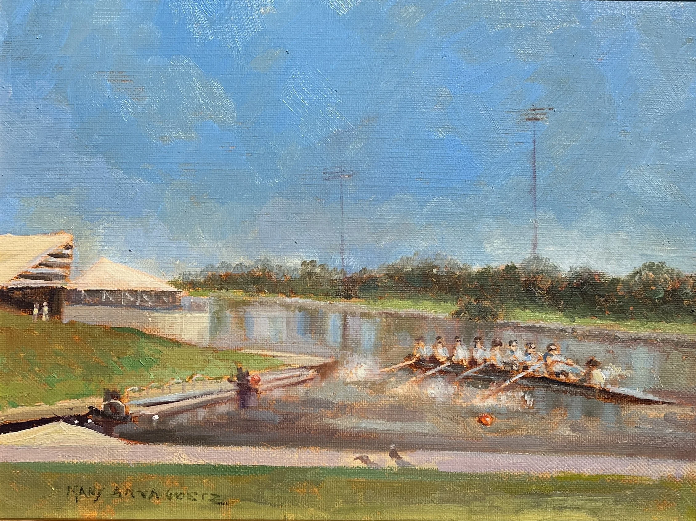 Rowing on the Oklahoma River