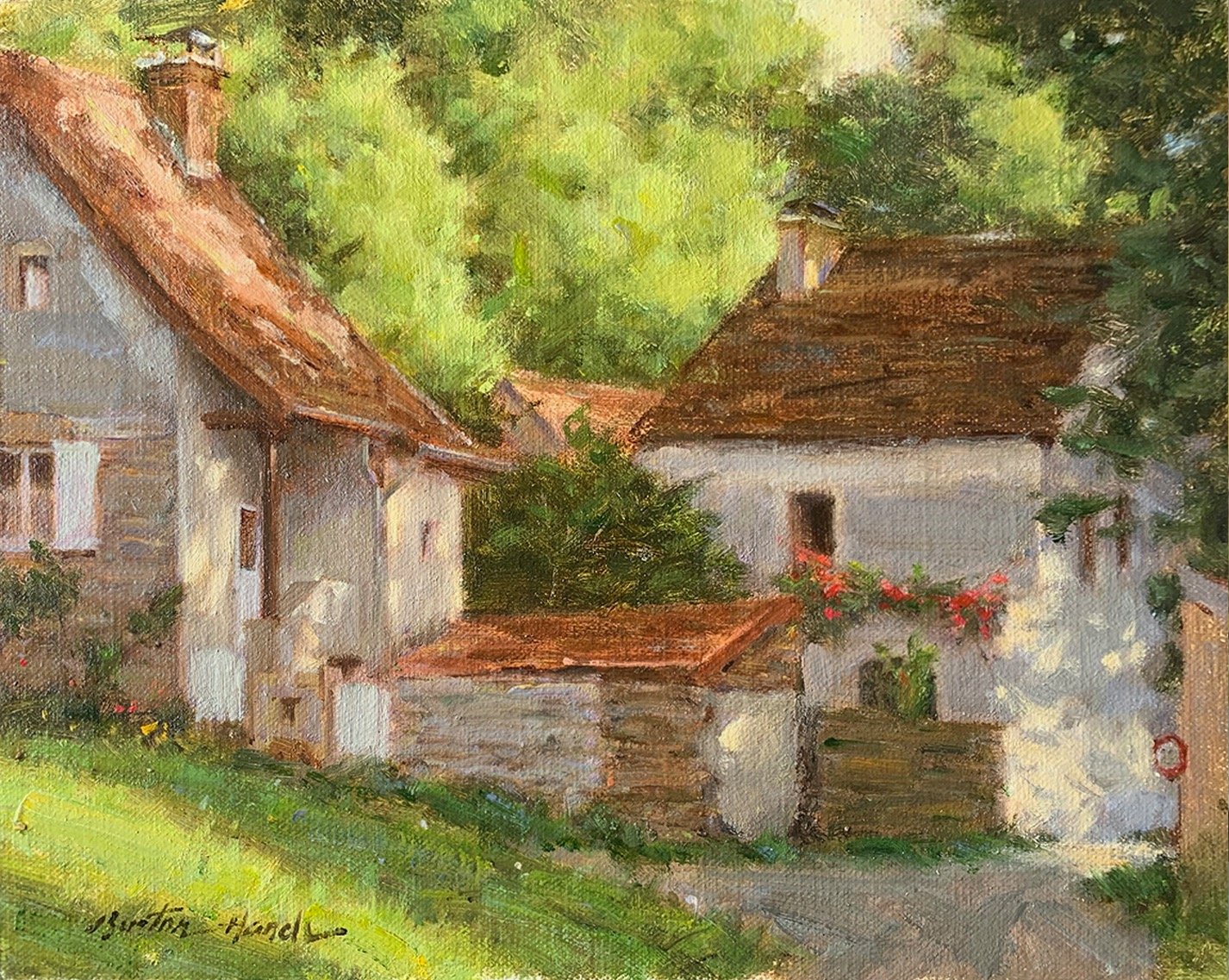 Burgundy Village Afternoon